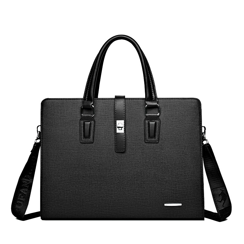 Retro fashionable bag, laptop for documents, business version, wholesale, Birthday gift