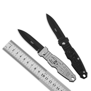 Outdoor lockless knife folding knife stainless steel camping knife portable fruit knife peeler in stock