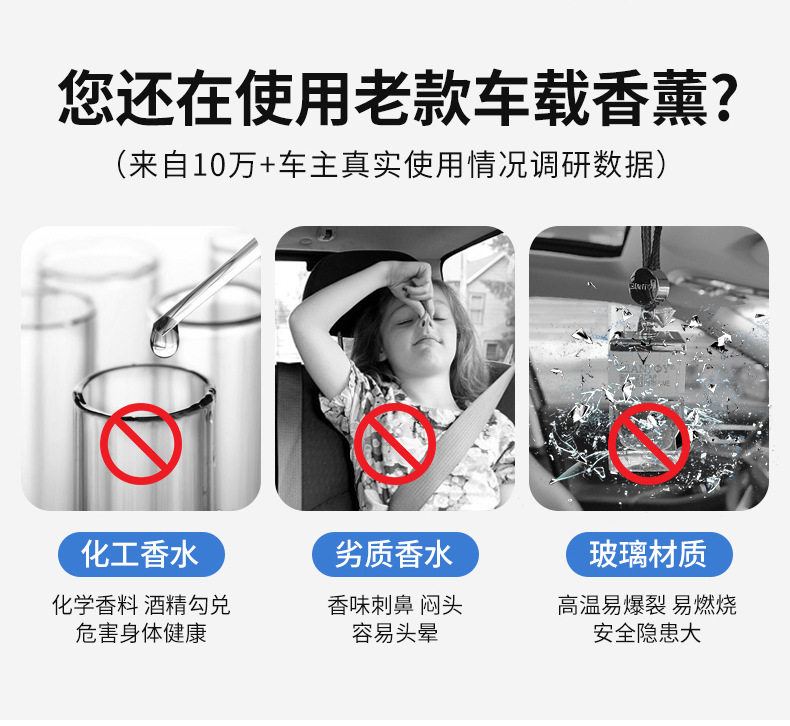 Specially Designed for Foreign Trade, Perfume Car Hangings, Aromatherapy Car Accessories, Long-Lasting Light Fragrance, High-End Fragrance for Men, and Car Interior Decorations for Women