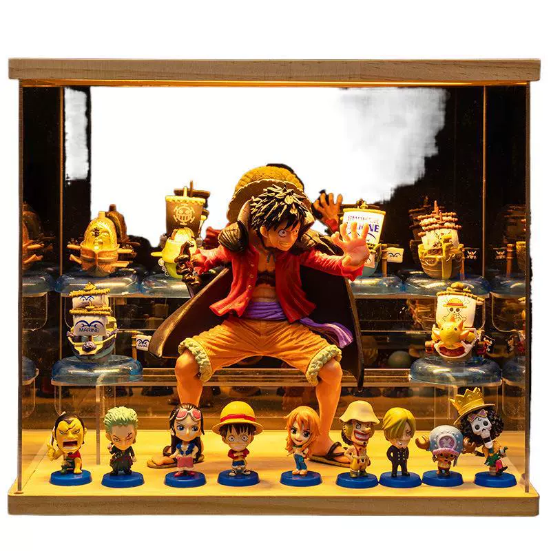 Комплект фигур One Piece: полный набор Лuffy Empress Peripherals Zoro Q Version Blind Box Doll, украшения, подарки на выпускной