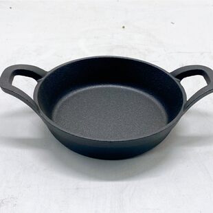 Cast iron enamel vegetable oil frying pan double ear frying pan double ear frying pan factory wholesale and retail large quantity Congyou frying pan