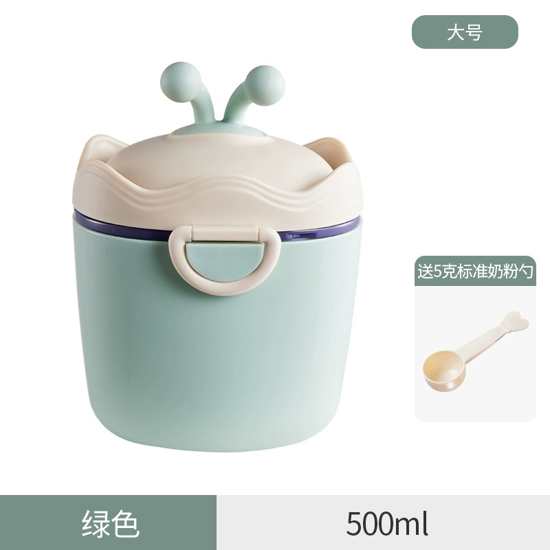 Коробка для молочного порошка с коронной верёвкой мультфильм ёмкость отделение для хранения портативная подоготовка столовые приборы молочная коробка производитель оптовый