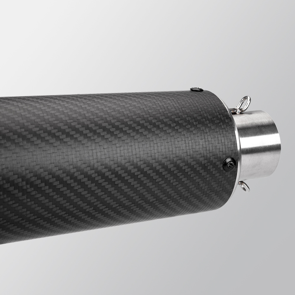 Motorcycle MT07 Z900 R3 MT09 modified exhaust pipe C28 small cylinder flower cover mesh tail section