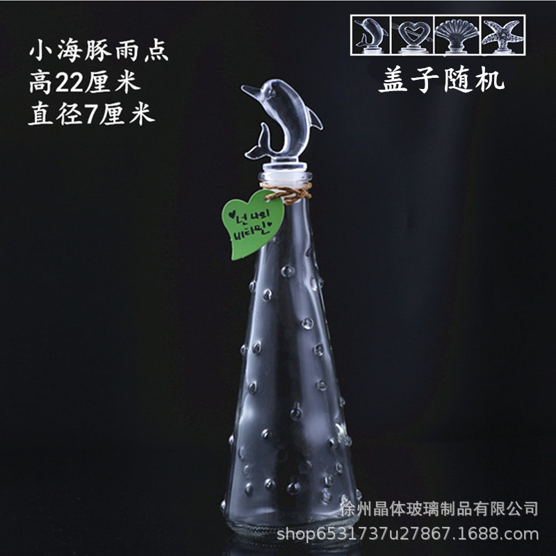 Botella de deseos DIY botella de vidrio botella de estrella regalo creativo botella de arco iris botella de mar