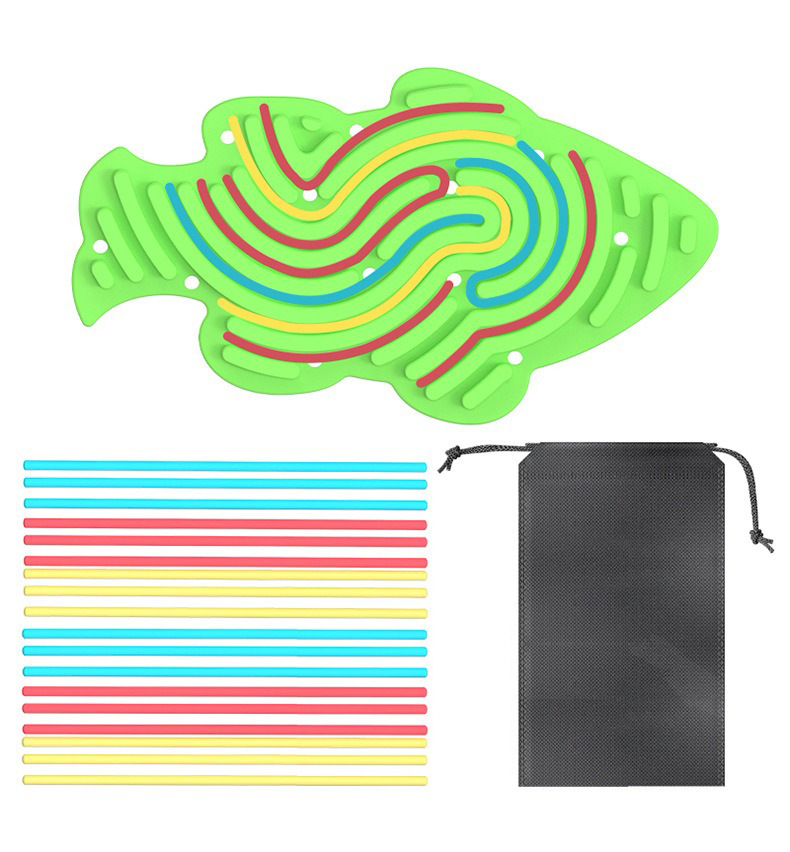 Amazon venta en caliente en forma de pez para niños nuevos productos sensoriales de silicona placa de movimiento de silicona de grado alimenticio placa de descompresión