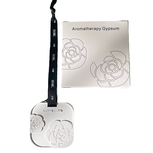 Wardrobe Aromatherapy Pendant Camellia Pattern Gypsum Aromatherapy Tablets Bedroom Toilet Car Aromatherapy Gift Box