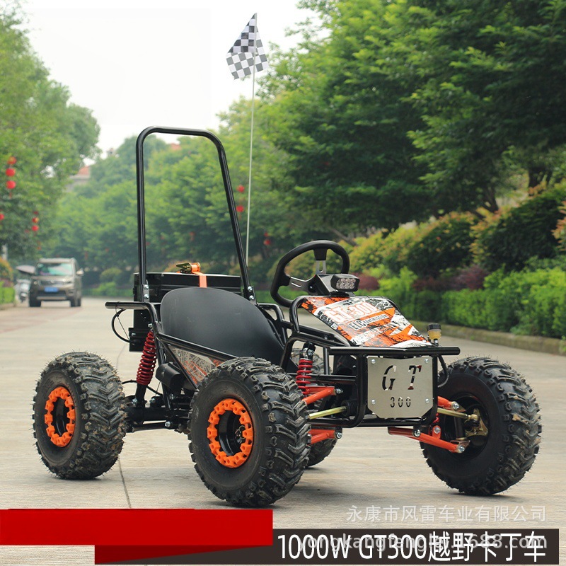 Go-Kart Eléctrico Todo Terreno de Tubo de Acero Q235 con Transmisión por Eje para Deportes al Aire Libre
