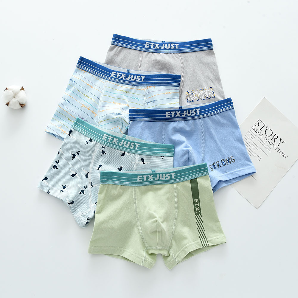 ETX Children's cotton underwear for students for boys, for teenagers 3
