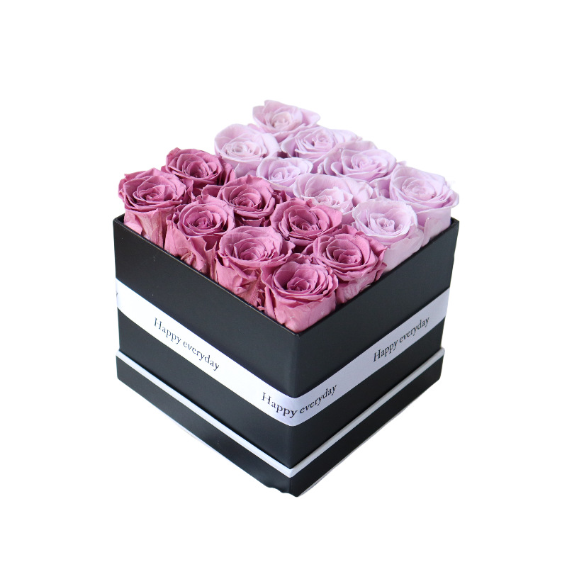 16 꽃-핑크 더블 스티칭