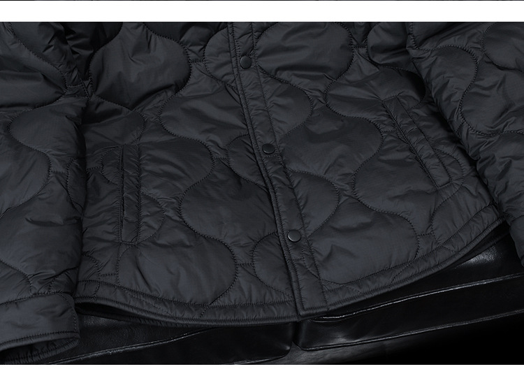 Veste slim style coréen pour homme – Manteau en coton à revers diamants – Vêtements d'extérieur décontractés tendance pour le printemps et l'automne_voghion.com