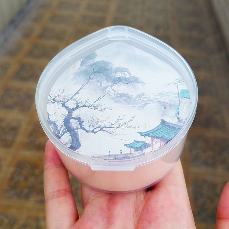 Guofeng gran marshmallow XL seco y húmedo gota de agua de doble uso gran pastel de polvo sensación de aire súper suave no comer polvo líquido base