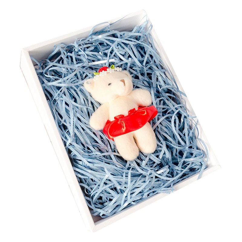 Производитель оптом продает черную блестящую измельченную бумагу, свадебные сувениры, декоративный наполнитель для подарочных коробок, рафия