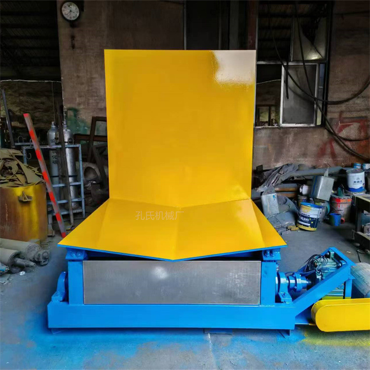 胶合板多层板带动力输送线涂胶贴面板翻转机 V面L面90度翻转机械