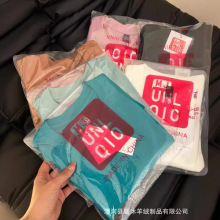 2024新款重磅MJUNLQIO U家同款索罗娜情侣圆领宽松短袖彩色T恤