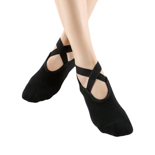 Yoga socks terry anti-slip yoga socks dotted round toe breathable floor socks fitness sports socks Pilates socks