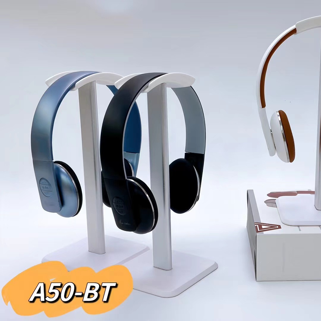 Nuevo retro estilo americano auriculares bluetooth A50 - BT estéreo inalámbrico deportivo carrera de larga duración image 3