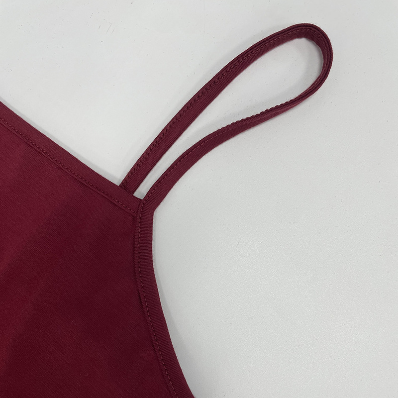 Women's Slim Fit Camisole Vest And Drawstring Trouser Pant Set_voghion.com