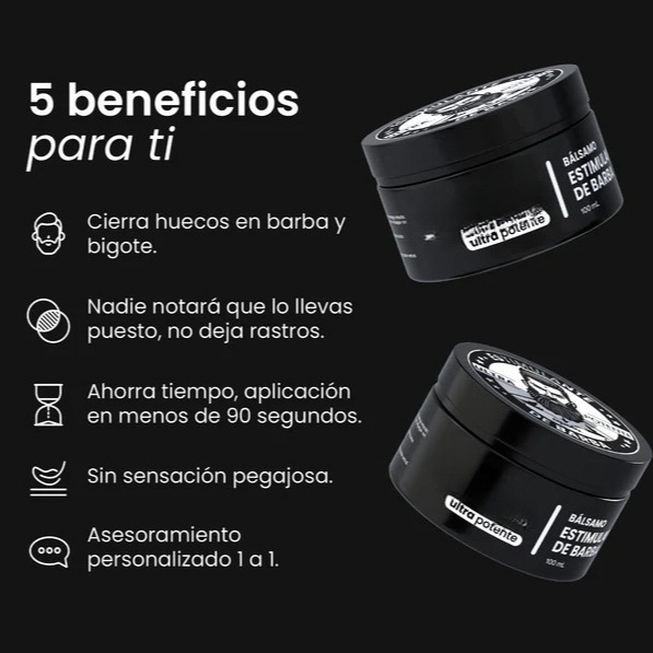 Bálsamo para Crecimiento de Barba Ultra Potente ヒゲ成長クリーム|undefined