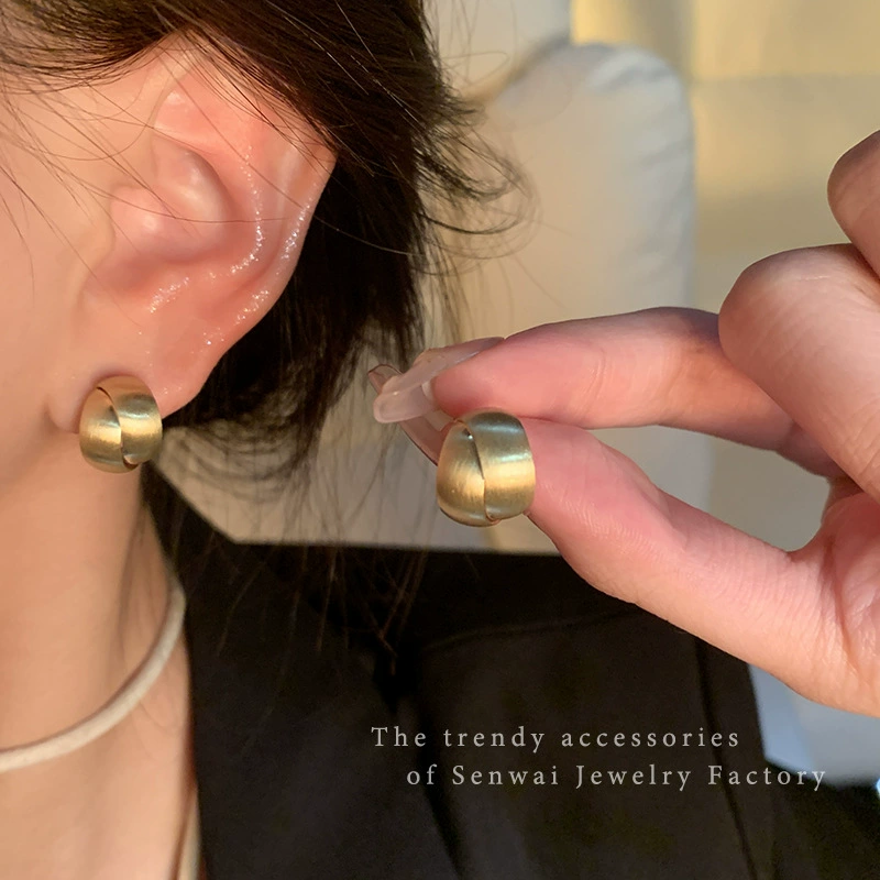 Серьги 925 пробы — стиль ретро из серебряной проволоки, легкий вес, варианты 4×2×4 см