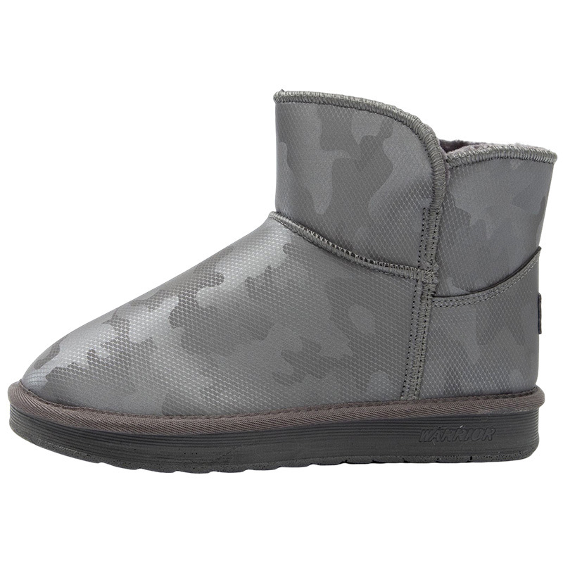 Backforce botas de nieve de lana sólida de invierno para mujeres nuevos zapatos de algodón simples y versátiles para detectar fugas de viajes viajeros zapatos de limpieza