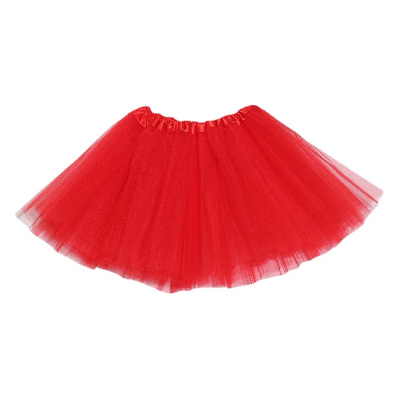 Детская трехслойная сетчатая юбка с шестью кусочками юбки с юбкой для исполнения одежды AliExpress Amazon оптом