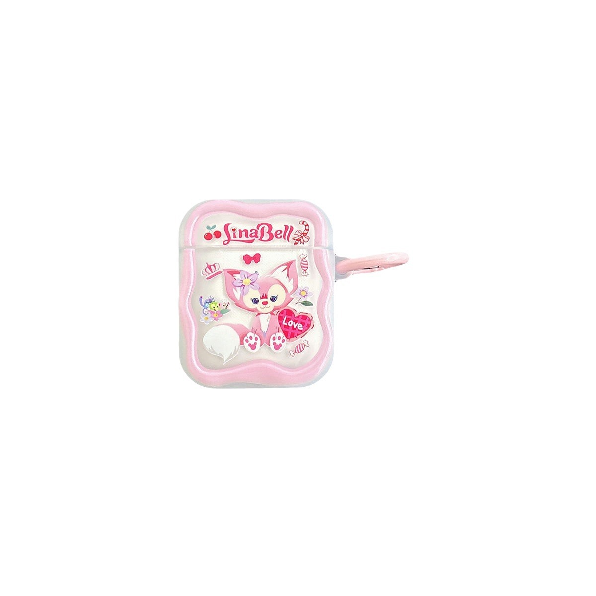 Ins adorable caricatura Bell para Apple auriculares AirPods 4 auriculares bluetooth pro3 cubierta