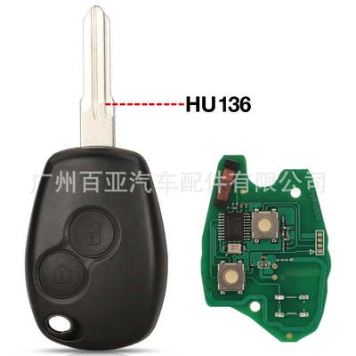 Car Keys: key Renault remote - pcf7946-hu136