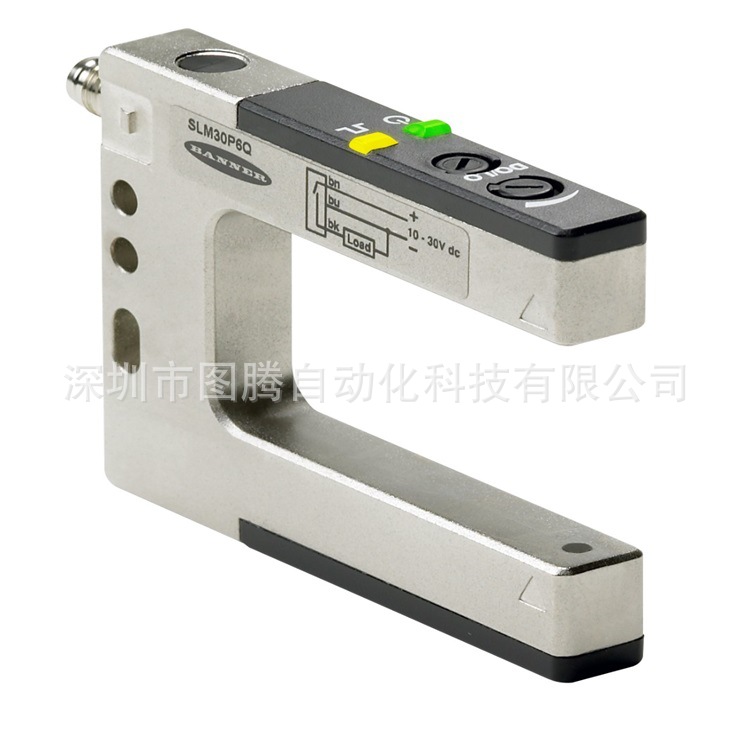 BANNER邦纳SLM系列坚固的金属槽形传感器SLM80P6Q代理商供应
