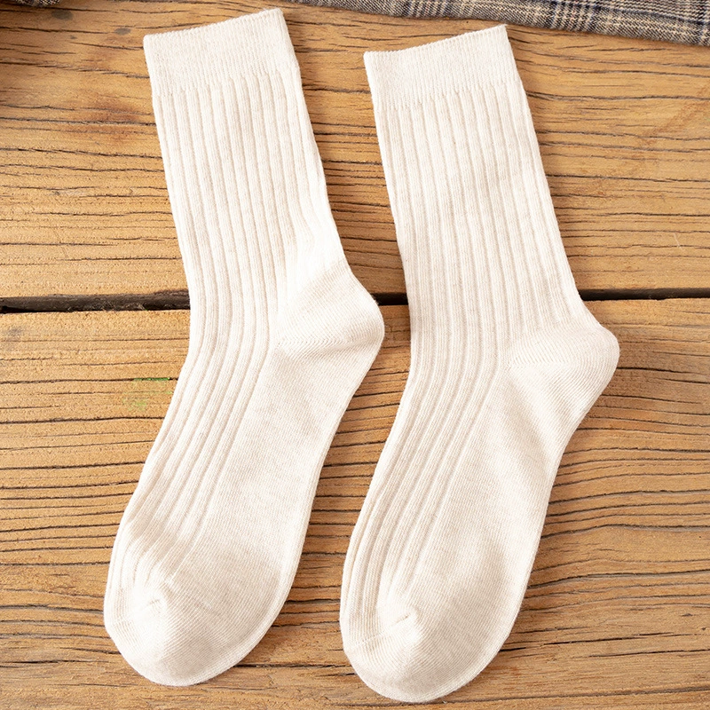 Tide, demi-season Japanese trend knee socks, mid-length, Korean style