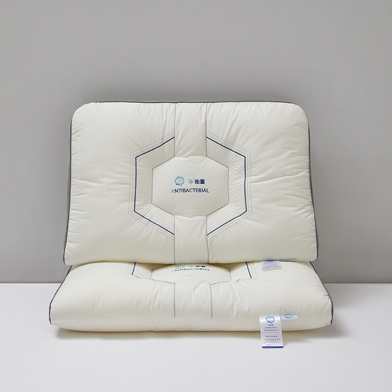 工廠批發A類全棉60支枕芯三防淨能量枕繡可水洗純棉酒店枕頭成人