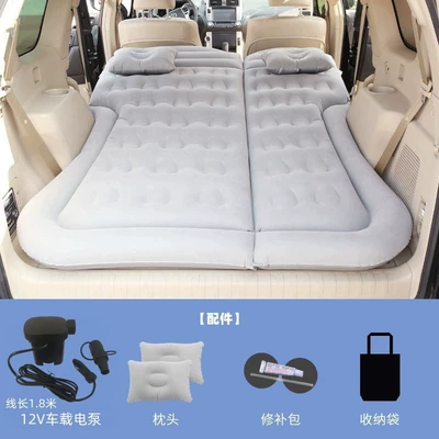 Car Bed, Crv Inflatable Bed, Vehicle-mounted inflatable bed - for-trunk-only-suv-honeycomb-gray-with-18m-pump