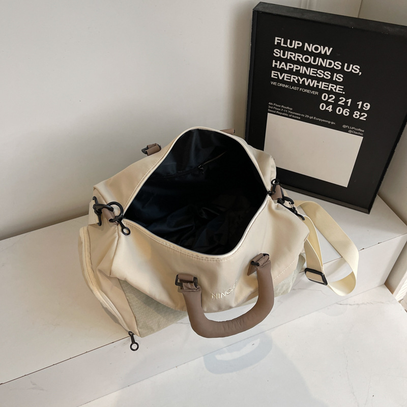 Bolsa de viaje corto para mujeres, bolsa de gimnasio multifuncional, bolsa de movimiento, mano, bolsa de almacenamiento de mala capacidad