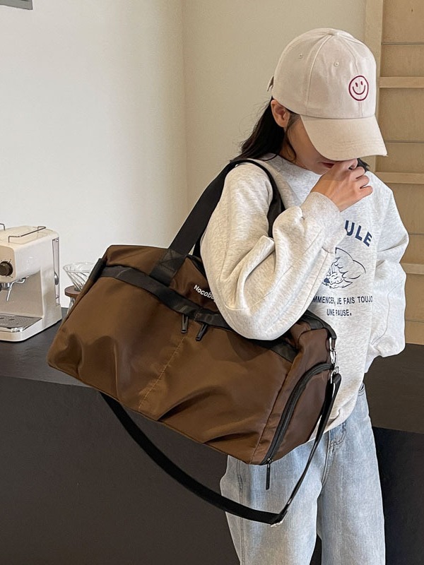 Bolsa de viaje portátil Bolsa de equipaje de gran capacidad para hombres y mujeres Almacenamiento de viaje de corta distancia Bolsa de fitness deportiva de separación en húmedo y seco al por mayor