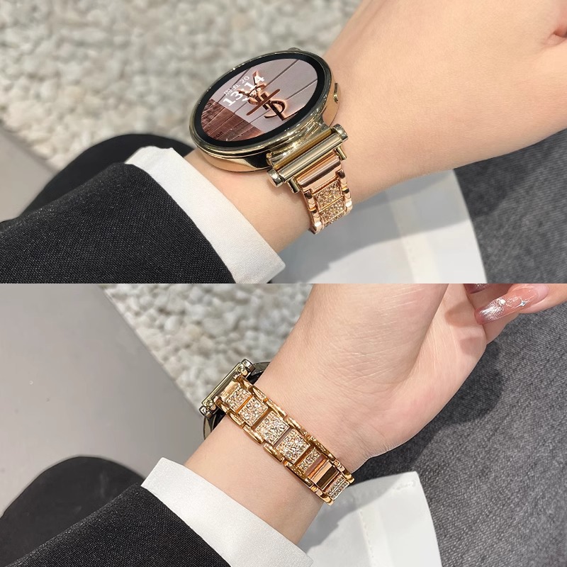 Suitable for Huawei Gt4 Watch Strap Full Diamond Watchgt3 Women's High-End Smart Watch Watch4/3Pro Watch Strap