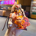 Acessórios de pingente de boneca boneca feita à mão diy estrela bonito frisado telefone móvel pingente de carro chaveiro pingente de boneca 26