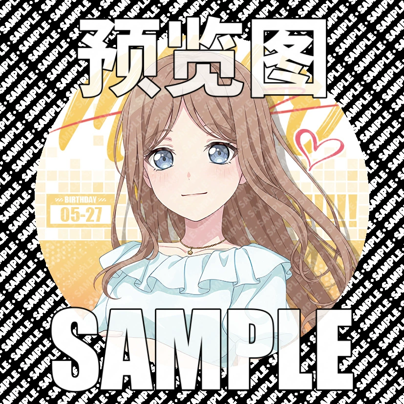 Баннер-значок (BanGDream! My GO) 58 мм голографическая трещиноватая-стеклянная кнопка, баббитовая основа
