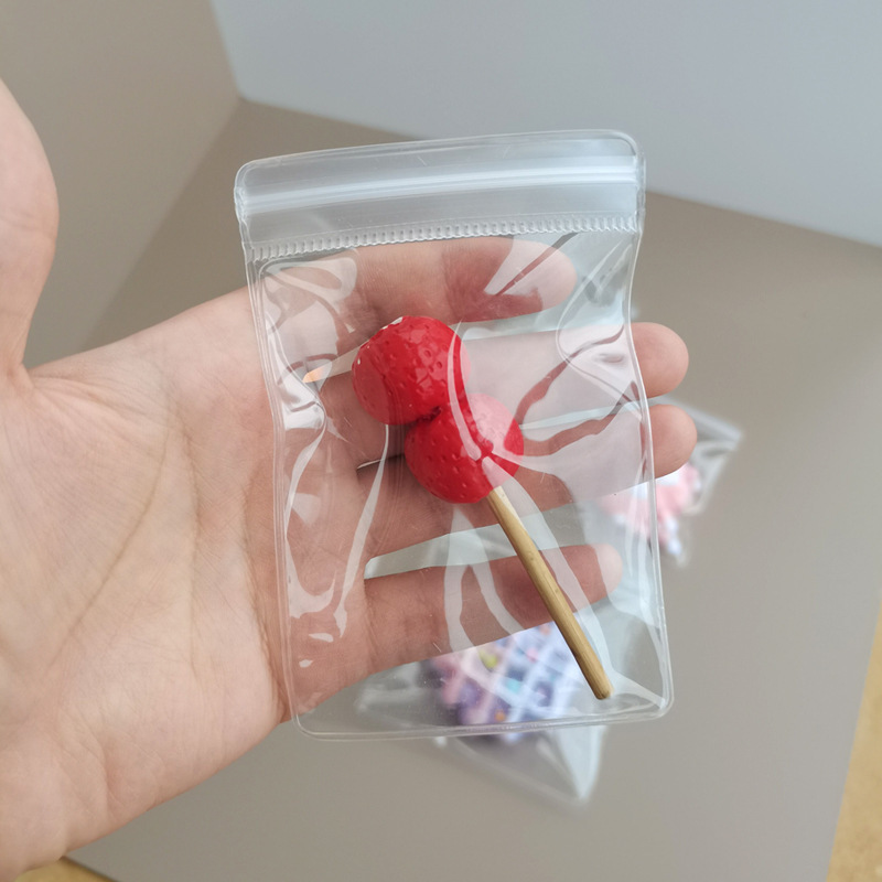 PVC ジップロックバッグロングジュエリー収納袋高透明 PVC バッグ肥厚 48 シルクピンチジップロックバッグ 24 シルク|undefined