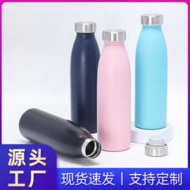 时尚不锈钢可乐瓶保温杯儿童双层真空便携运动保温瓶大容量批发