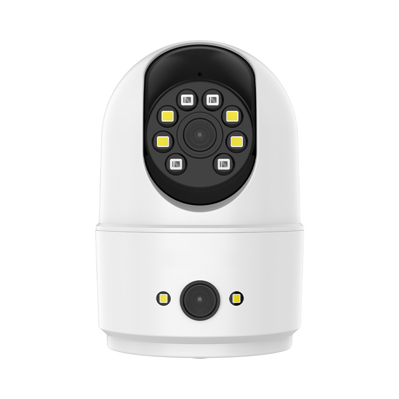 Cámara de ojos de doble cara transfronteriza, monitor doméstico, monitoreo de interiores, visión nocturna remota de alta definición, monitoreo inalámbrico de teléfonos móviles