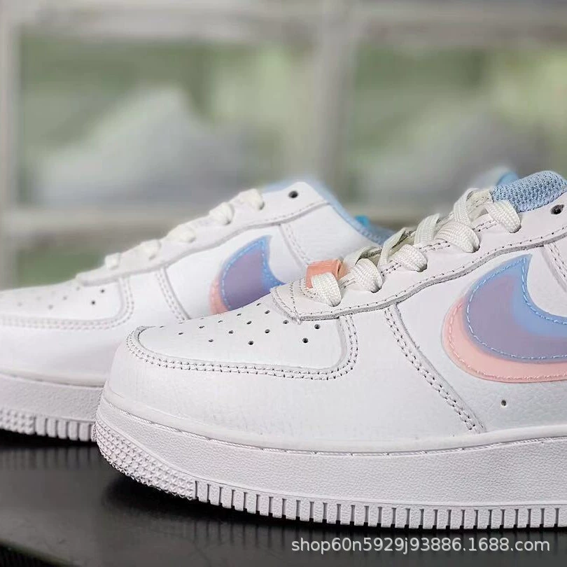 Nike Air Force 1, обувь, черные кроссовки, оптом