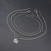 Pendant stainless steel, trend necklace for leisure, internet celebrity