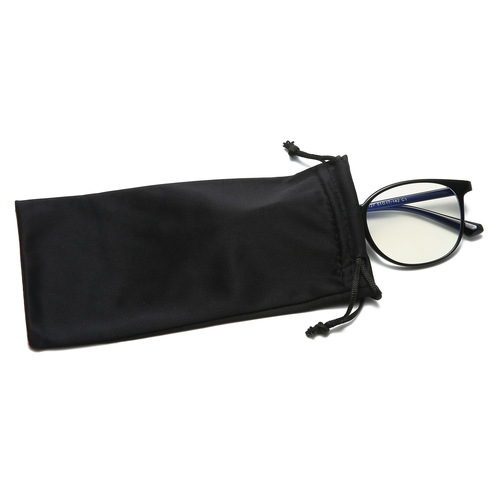 New Style Logo Multi-Color Sunglasses Box Leather Box Flat Sunglasses Case Soft Bag Set