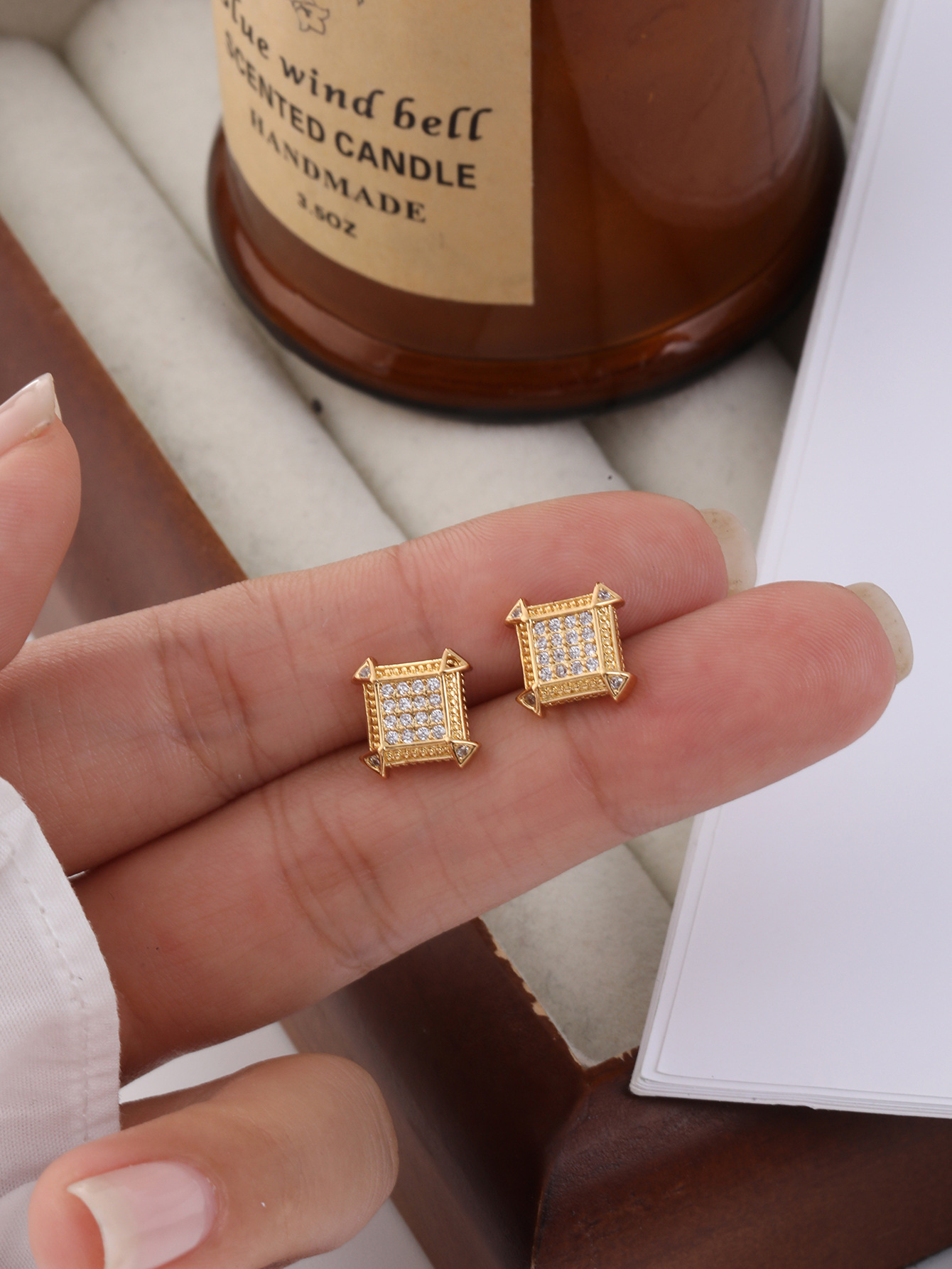 Cool Men’s Stud Earrings. Minimalist Street & Punk Style, Ideal For Casual, Party & Daily Wear. Made Of 316L Stainless Steel, Hypoallergenic, Nickel-_voghion.com