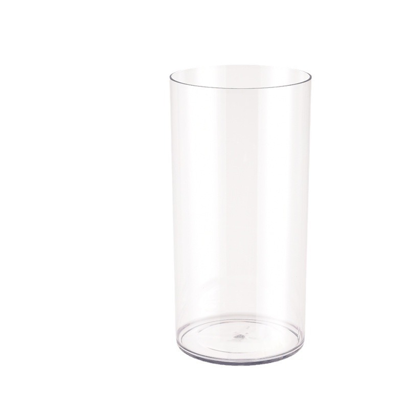35 tipos de macetas rectas de plástico acrílico con tapas, anticaída, diseño simple, recipientes transparentes para arreglos florales, jarrones para arte floral. image 6
