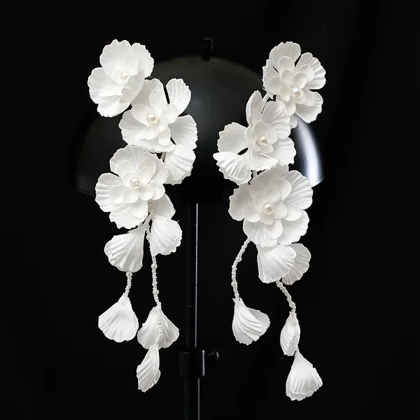 Beautiful Smart Bride Flower Jewelry Simple Internet Popular Korean Style Retro Wedding Travel Wedding Dress Accessories