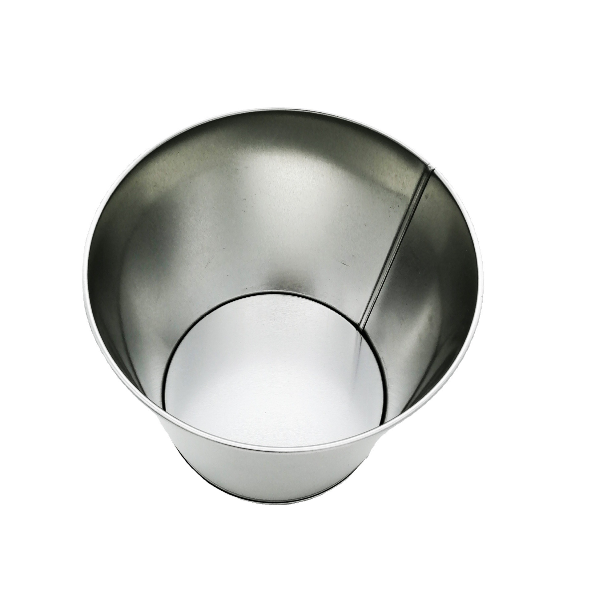 Galvanized iron beer bucket 4L ice bucket portable tinplate bucket popcorn bucket candy bucket tin bucket