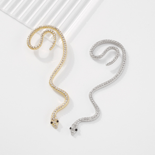 retro geometric earrings