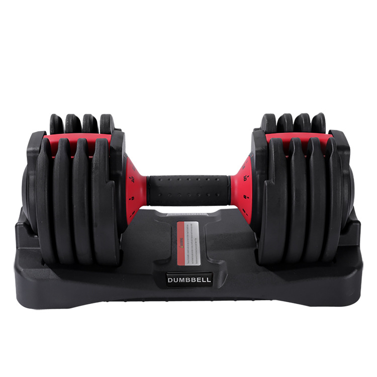 9 Seviye Ayarlanabilir İç Dönerli Kavrama Dumbbells Seti 11.5 kg Orta Ayarlı 25 lb Çapraz Sınır