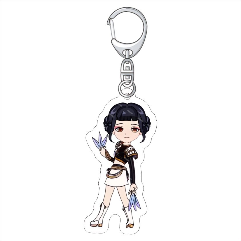K-POP: Caza Brujas Colgante acrílico KPop Demon Hunters Keychain acrílico