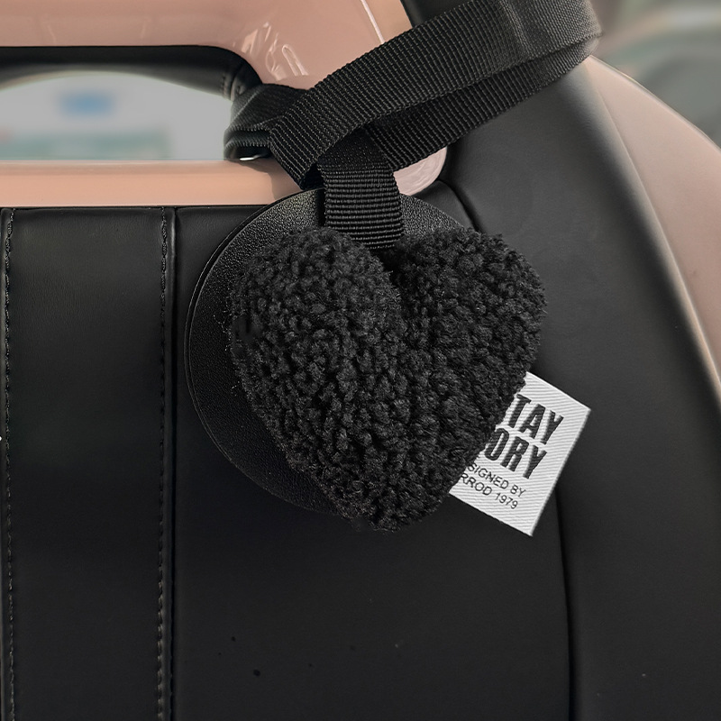 Amor creativo gancho trasero de coche asiento deportivo multifuncional de coche gancho trasero de asiento integrado mujer oculta
